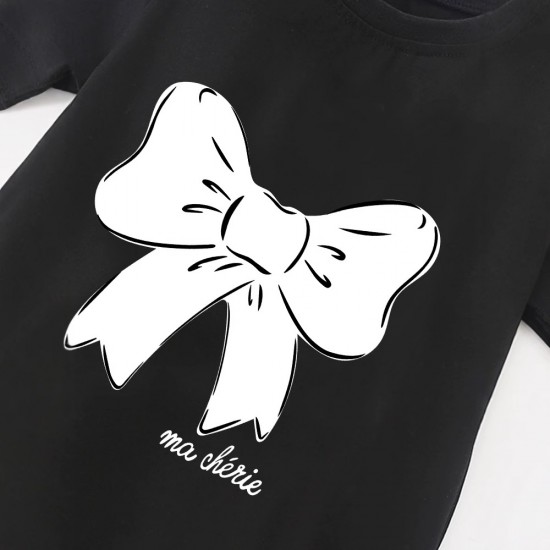 European and American style children's clothing, new summer girls' T-shirts, casual round neck short-sleeved cartoon cat tops