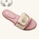 Fashionable and Versatile Flat Slippers for Foreign Trade Factory, Wholesale Available for Ladies Slippers