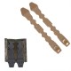 MOLLE system tactical fixing clip, adapter strip, chest strap, leg strap, nylon quick-release hate strip (RANDOM COLOR)