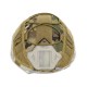 Outdoor tactical helmet protection cover, FAST helmet cloth camouflage helmet cover, realistic CS camouflage tactical equipment (RANDOM COLOR)
