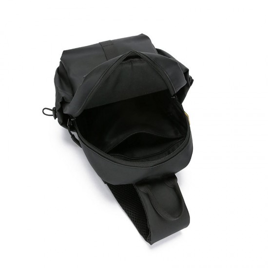 Men's bag, urban simple single shoulder bag, men's crossbody bag, zipper decoration new trendy small bag, business casual handbag