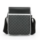 Bag, men's retro single shoulder bag, PU casual business high-end bag, water-resistant handbag, men's casual cross-body bag