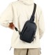 Men's chest bag, handbag, new trendy casual single shoulder bag, travel bag for business commuting, multi-functional backpack for business