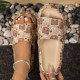 Summer casual sandals with bear prints, couples' slippers for both home and outdoor use