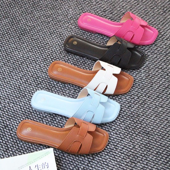 Belize new wholesale fashionable rhinestone flat slippers, beach slippers, hot-selling slippers