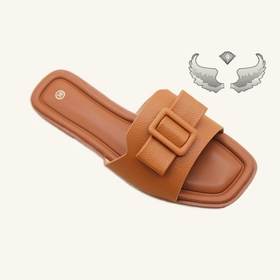 Guyana hot-selling ladies' slippers, wholesale, cross-border, fashionable flat-soled women's craft shoes.