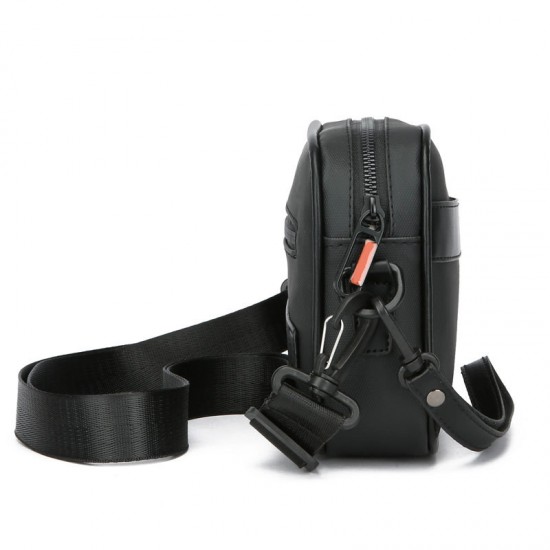 Single shoulder bag, men's new style lychee men's crossbody small bag, business commuting crossbody bag, casual travel handbag