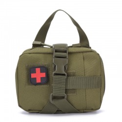 Outdoor male and female waist strap zero wallet CS tactical miscellaneous storage small bag personalized card bag key storage bag (RANDOM COLOR)