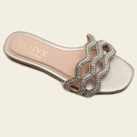 Cross-border wholesale craft shoes, fashionable versatile sandals for women, wholesale ladies slippers