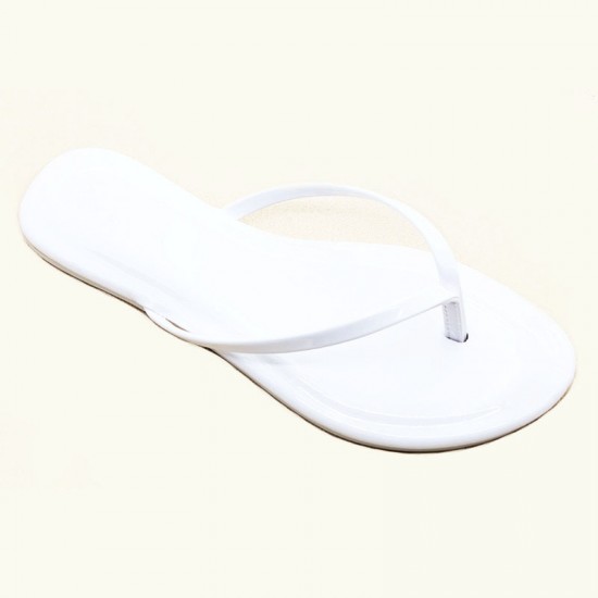 Wholesale ladies' slippers, Guyana wholesale, candy-colored non-slip fashionable beach flip-flops.