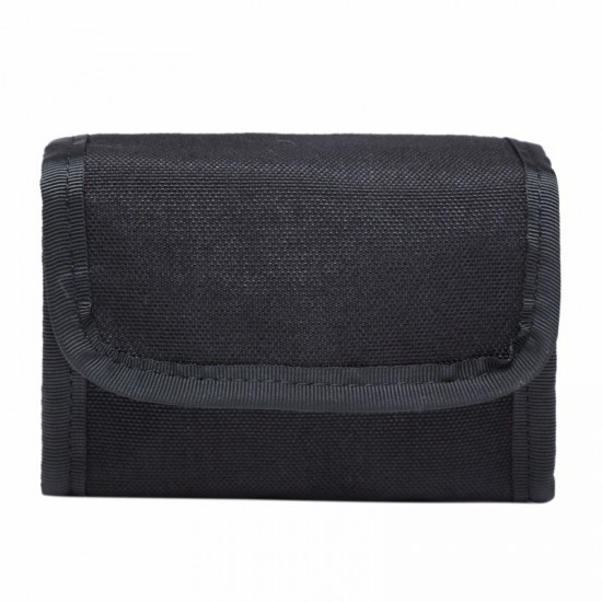 Hoyoo outdoor tactical 10-hole multi-functional 12g storage bag, MOLLE accessory bag, bag for tactical accessories, bullet waist bag (RANDOM COLOR)