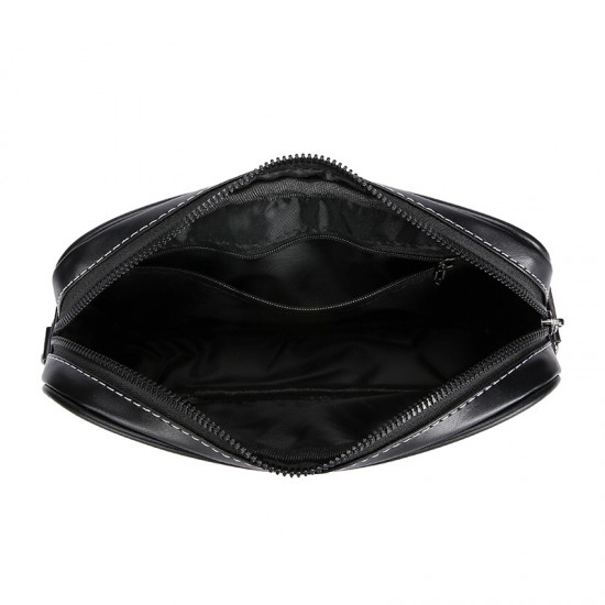 Manufacturer wholesale men's bag for business, men's official briefcase, horizontal handbag for men's single-shoulder, retro style single-shoulder bag for men, new style stone pattern cross-body bag for men