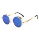 Retro Steampunk Men's Sunglasses, Metal Spring-Shaped Thick-Framed Sunglasses, Cross-Border Trendy Street Style Hip-Hop Sunglasses
