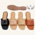 Foreign trade new summer bow-knot flat sandals, wholesale, ladies' slippers.