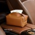 Pure Time Car Tissue Bag, Light Luxury, Wall-Mounted, Simple, Artistic Tissue Bag.