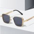 New Cross-Border Metal Steampunk Sunglasses, Men's Fashionable and Individual Sunglasses, European and American Retro Square-Frame Sunglasses