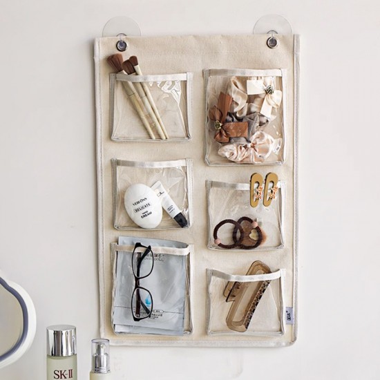 Simple Time Desktop Tissue Storage Bag, Cute Cream Puff Portable Tissue Box, Hanging Car Tissue Drawer