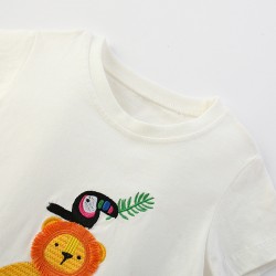 Cross-border children's clothing, new European and American summer suits for boys. Children's printed short-sleeved cotton shorts and children's T-shirts