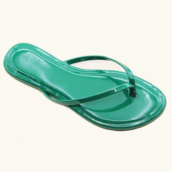 Wholesale ladies' slippers, Guyana wholesale, candy-colored non-slip fashionable beach flip-flops.