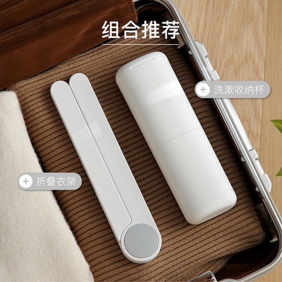Thick fabric divider cosmetic bag, portable travel large-capacity storage bag, business trip luggage Toiletry Bag