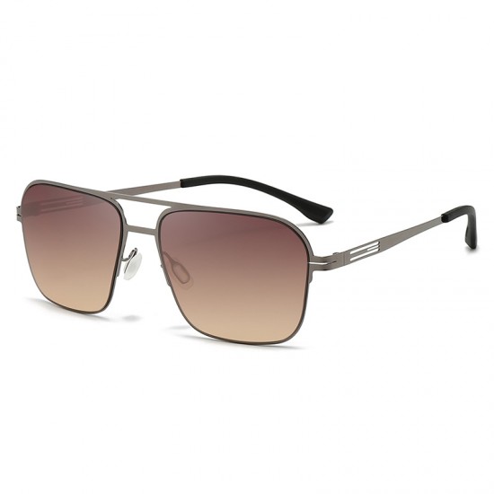 New fashionable polarized sunglasses for men, high-end casual fashion glasses, men's driving square-frame sunglasses, cross-border sunglasses