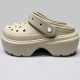 Cross Igloo Women's Thick-Sole Platform Summer Height-Increasing Outdoor Wading Beach Slippers 209347