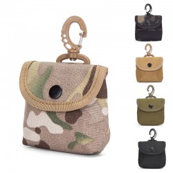 Outdoor camouflage leisure MOLLE system tactical portable small purse, key bag, small bag (RANDOM COLOR)