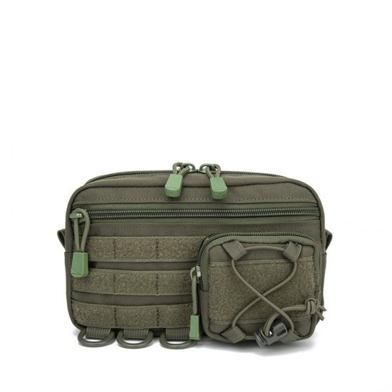 Tactical first aid medical bag, wholesale of Molle system fabric strap accessory waist bag, tool bag, storage bag, miscellaneous bag (RANDOM COLOR)
