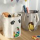 Thickened cotton and linen multifunctional kitchen hanging bag, wall-mounted sundry storage bag, household large-capacity storage bag.