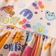 Children's skirts, new summer styles, European and American children's clothing, cartoon girls' cotton short-sleeved embroidered princess dresses
