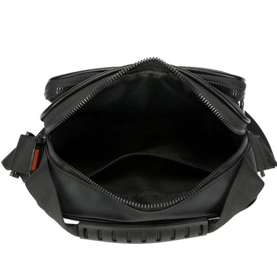 Laptop bag, men's horizontal style checkered Korean-style men's bag, office document bag, single shoulder bag, information storage crossbody bag