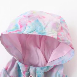 Girls' autumn/winter new styles, stylish European and American children's casual hooded zippered cardigan, stylish little girl's top