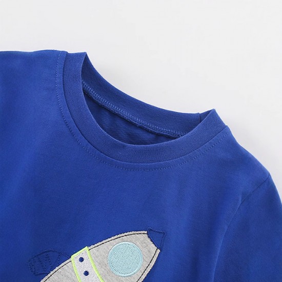 2025 new Korean-style short-sleeved T-shirts in stock Children's clothing for middle and large children, teenagers, and boys' tops