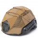 Outdoor tactical helmet protection cover, FAST helmet cloth camouflage helmet cover, realistic CS camouflage tactical equipment (RANDOM COLOR)