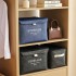 Household clothing and toy storage box, bedroom dustproof storage device with lid, foldable storage box, clothing storage basket
