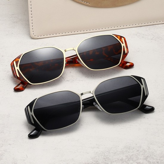 New blue-light blocking glasses for women, Korean-style, no-makeup influencer irregular glasses frames, men's retro square flat frames