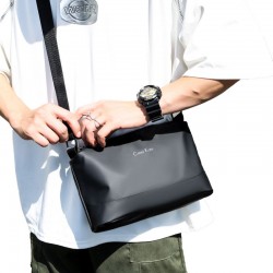 New men's bag, stylish casual single shoulder bag, trendy crossbody bag for urban street, multi-functional travel bag, backpack for business commuting