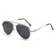 New trendy, large-frame retro sunglasses for men, high-end metal sunglasses for men's driving.