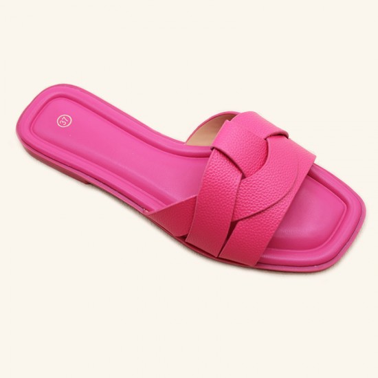 Factory price wholesale, in-stock, fashionable, versatile, multi-colored women's slippers.