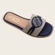 Wholesale Slippers Versatile Crafted Shoes, Summer Fashionable Women's Shoes, Ready-to-Stock Foreign Trade Stalls