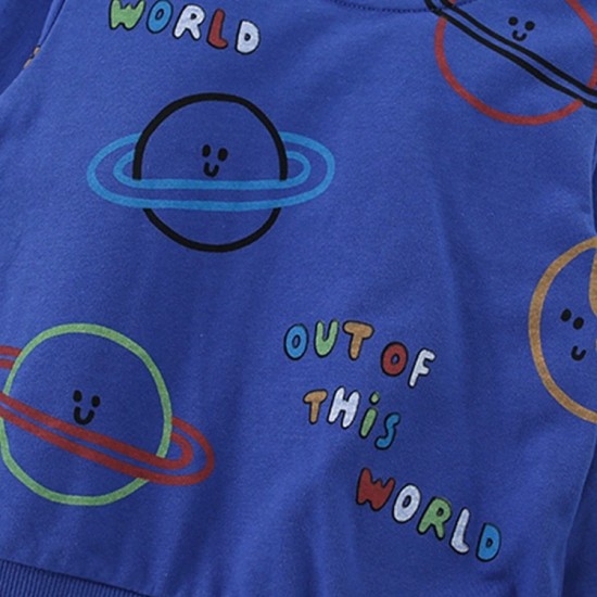 Boys' sweatshirts, autumn and winter styles, European and American children's pullover T-shirts, casual children's tops.