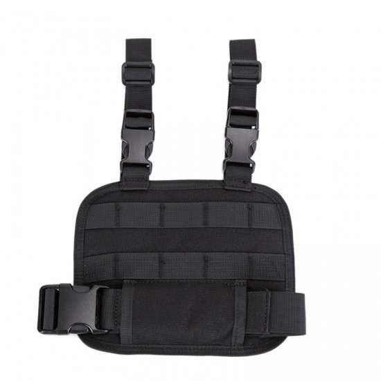 Molle tactical module combination leg strap board, outdoor CS portable magazine bag, leg strap bag, waist bag for military enthusiasts, military accessory (RANDOM COLOR)