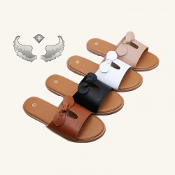 Cross-border direct sales Cape Verdean craft shoes, fashionable flat-soled flip-flops, wholesale. Slippers