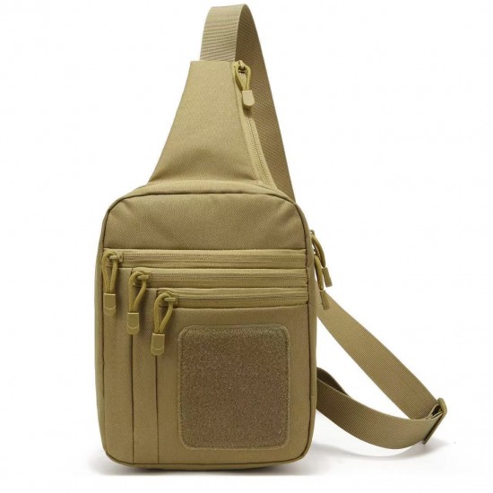 Amazon best-selling outdoor tactical chest bag, multi-functional outdoor waterproof gun bag, Oxford wear-resistant cross-body gun bag (RANDOM COLOR)