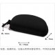 New sunglasses case accessories, glasses EVA Universal, pressure-resistant glasses case with hook and zippered case.