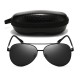 New Korean fashion oval-frame sunglasses for women, high-end slimming glasses, personalized street style metal sunglasses