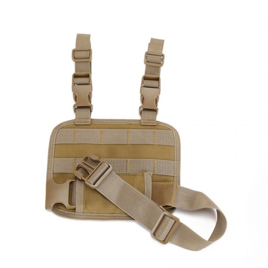 Molle tactical module combination leg strap board, outdoor CS portable magazine bag, leg strap bag, waist bag for military enthusiasts, military accessory (RANDOM COLOR)