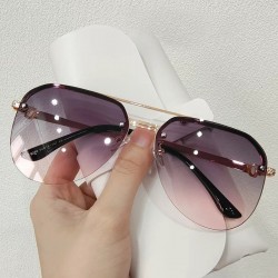 New shaped square frame sunglasses for men and women, high-end sunglasses, cross-border Instagram-style fashionable retro sunglasses
