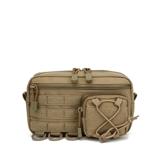 Tactical first aid medical bag, wholesale of Molle system fabric strap accessory waist bag, tool bag, storage bag, miscellaneous bag (RANDOM COLOR)