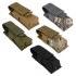 M5 small flashlight bag, outdoor multi-functional tactical flashlight bag, small single-link EDC tool bag, Mo outdoor (RANDOM COLOR)